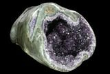 Wide, Purple Amethyst Geode - Uruguay #123784-4
